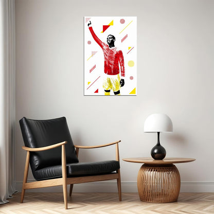 Paul Pogba France Football Soccer Player Poster Wall Art Print Home Wall Decor - xonomax