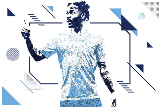 Raheem Sterling British Football Soccer Player Poster Wall Art Print Home Wall Decor - xonomax