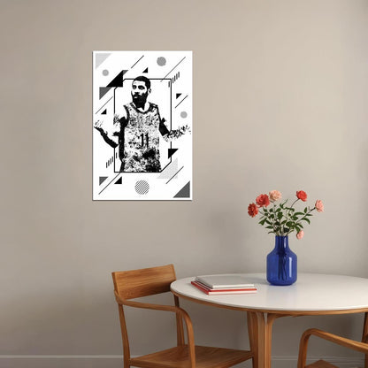 Kyrie Irving 11 Brooklyn Star Basketball Poster Wall Art Print Home Wall Decor - xonomax