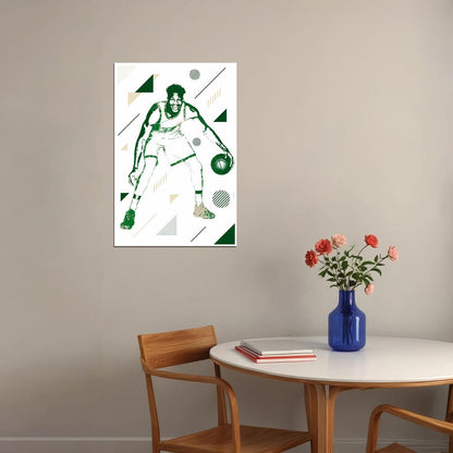 Giannis Antetokounmpo Milwaukee Star Basketball Poster Wall Art Print Home Wall Decor - xonomax