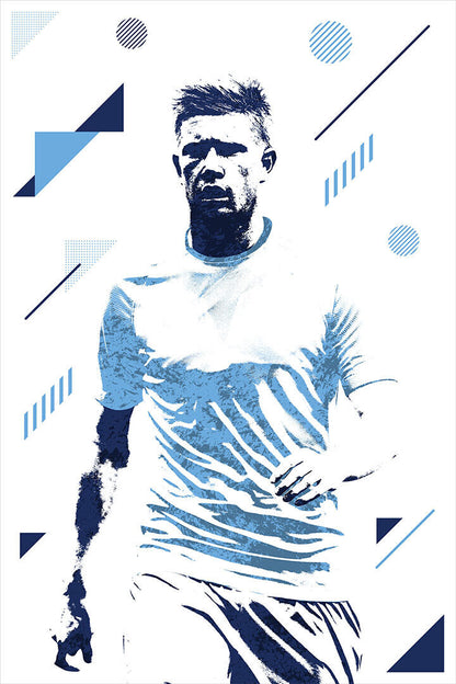 Kevin De Bruyne Belgian Football Soccer Player Poster Wall Art Print Home Wall Decor - xonomax