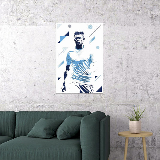 Kevin De Bruyne Belgian Football Soccer Player Poster Wall Art Print Home Wall Decor - xonomax