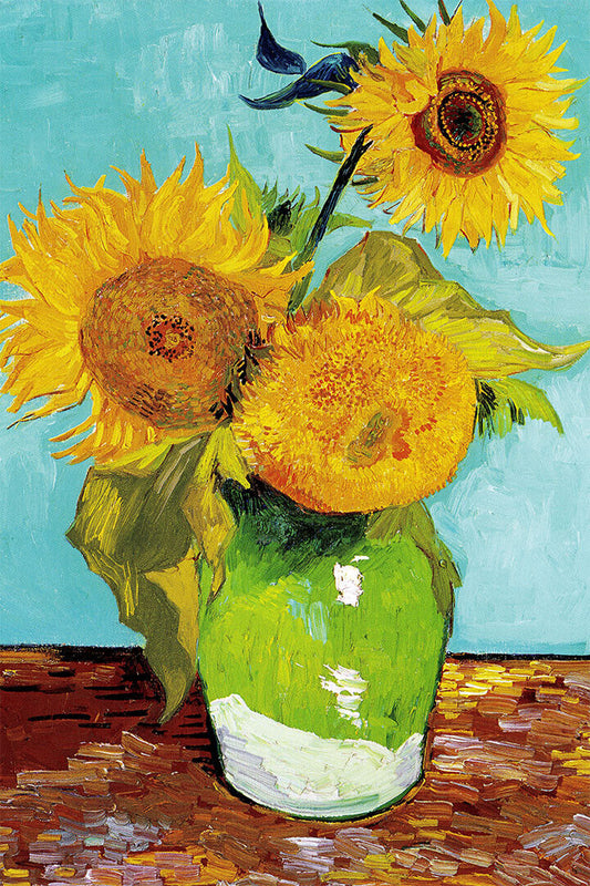 Sunflowers Photo Oil Poster Wall Art Print Home Wall Decor - xonomax