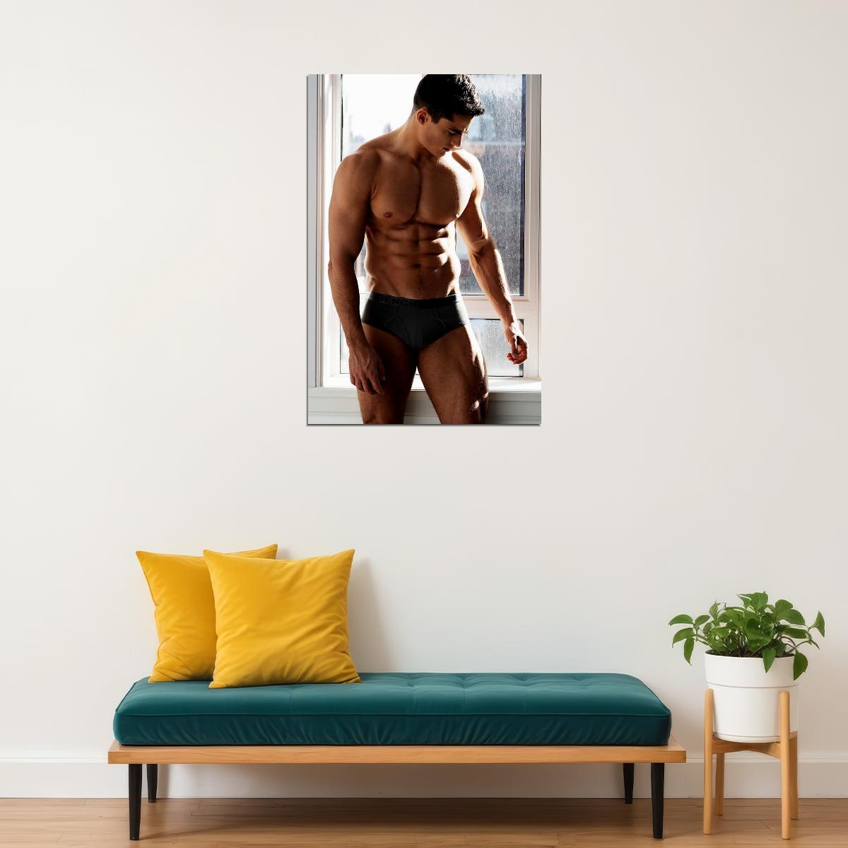 Student Body Sexy Male Model Picture Poster Wall Art Print Home Wall Decor - xonomax