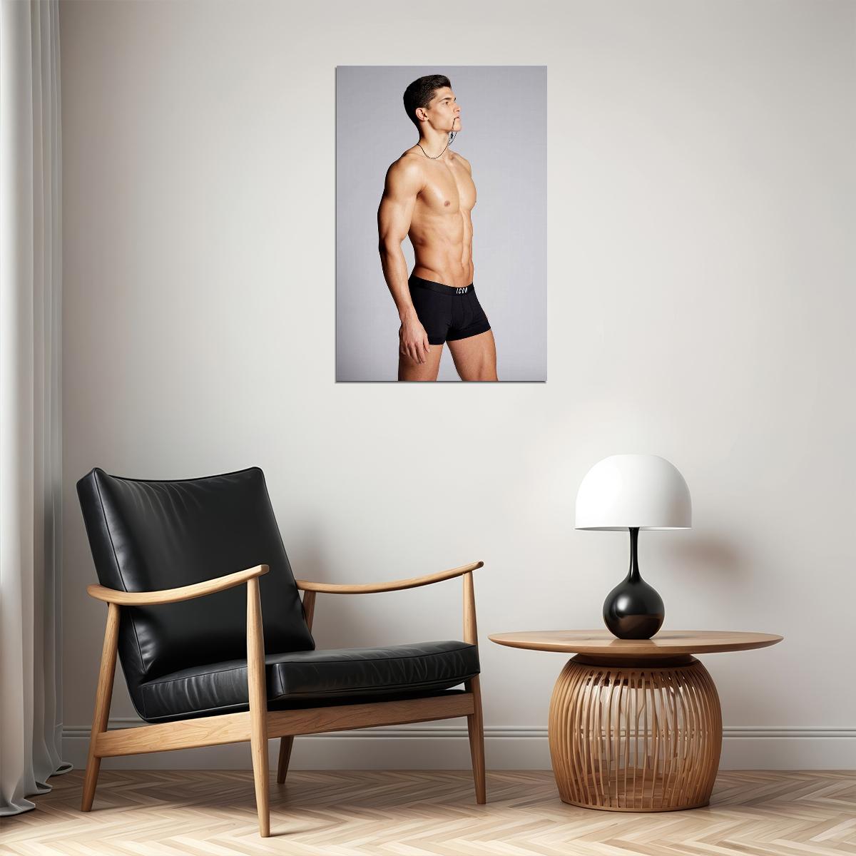 Student Body Sexy Male Model Picture Poster Wall Art Print Home Wall Decor - xonomax