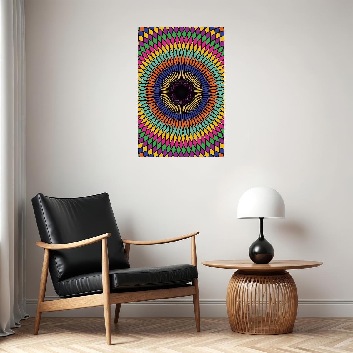Psychedelic Galaxy Smoking Girl Night Picture Poster Wall Art Print Home Wall Decor - xonomax