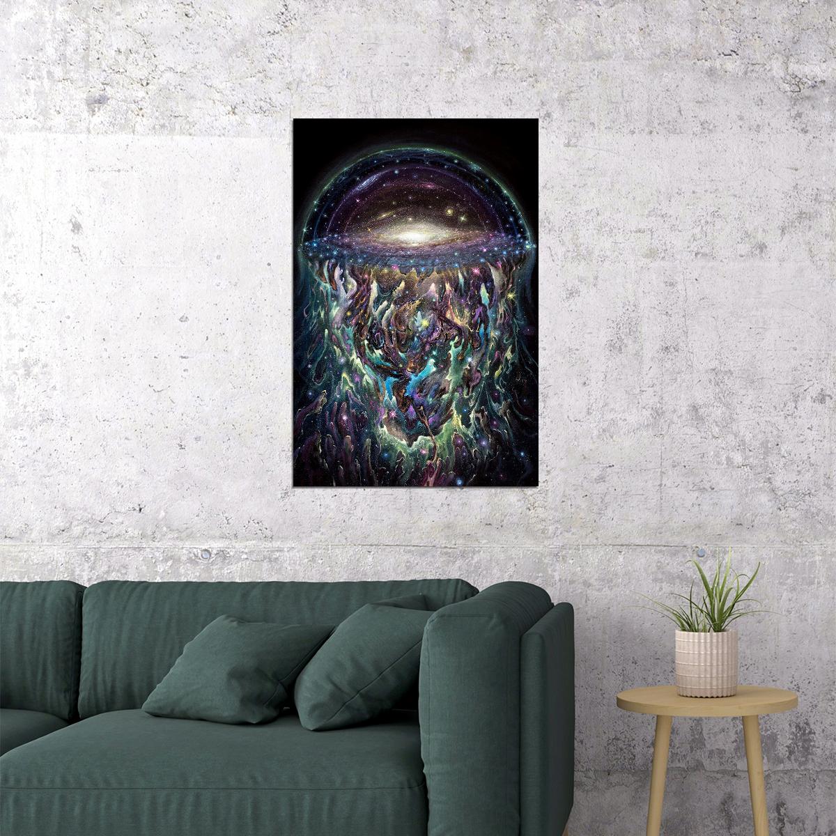 Psychedelic Poster Wall Art Print Home Wall Decor - xonomax
