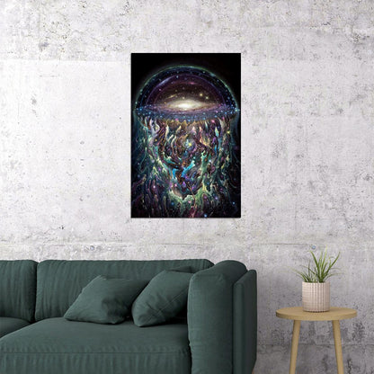 Psychedelic Poster Wall Art Print Home Wall Decor - xonomax