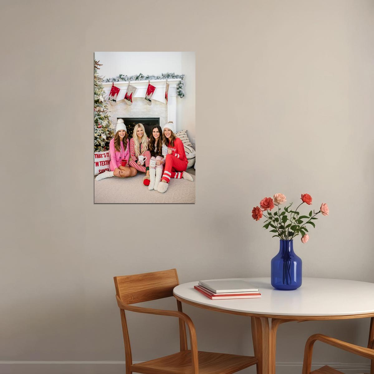 Pajama Party Three Female Models Picture Poster Wall Art Print Home Wall Decor - xonomax