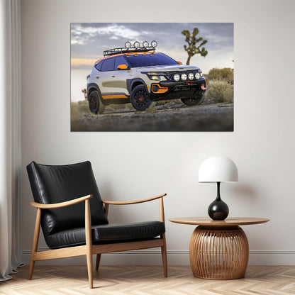 Kia Seltos X-line Trail Attack Concept Poster Wall Art Print Home Wall Decor - xonomax