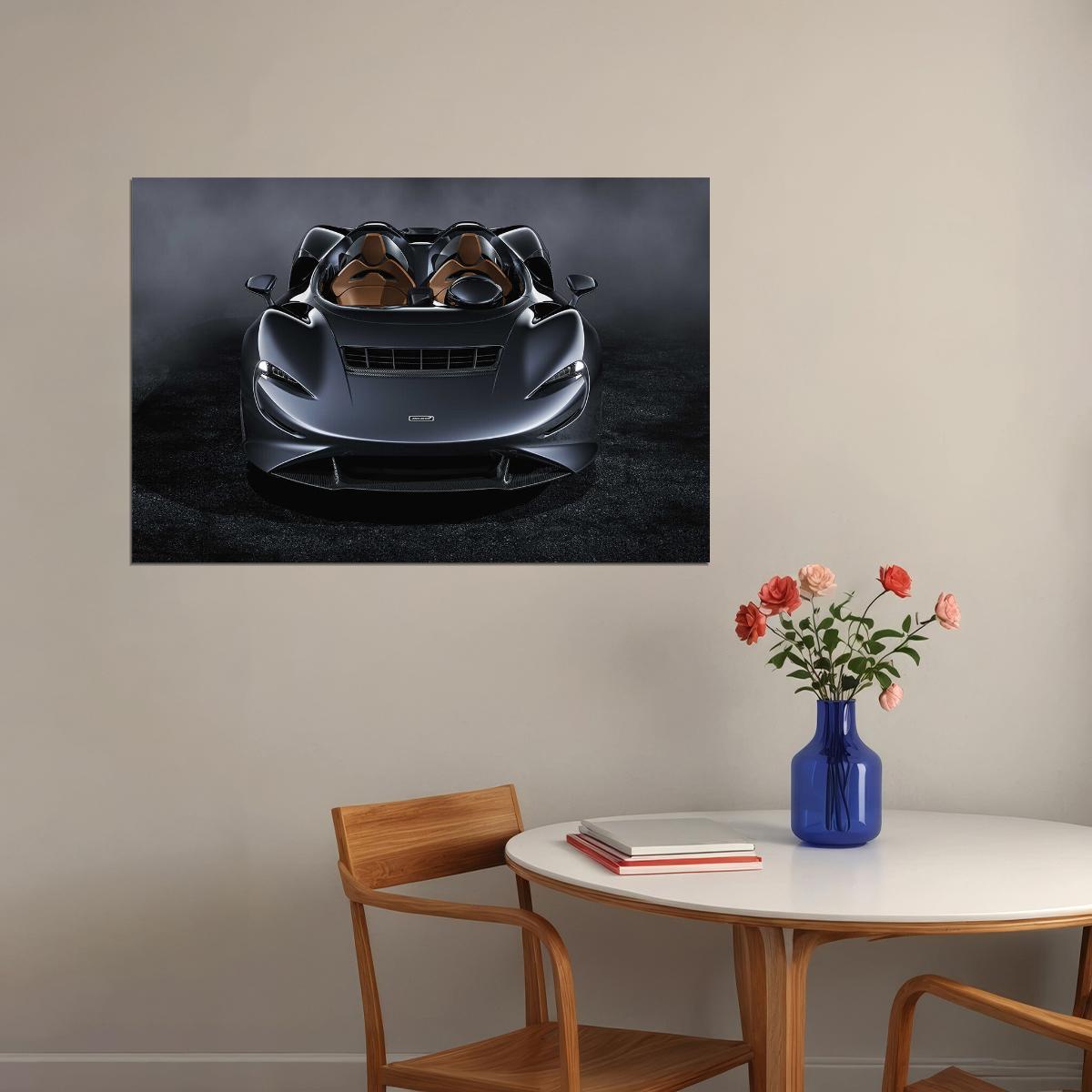 Mclaren Elva Luxury Sport Car 2-seats Poster Wall Art Print Home Wall Decor - xonomax