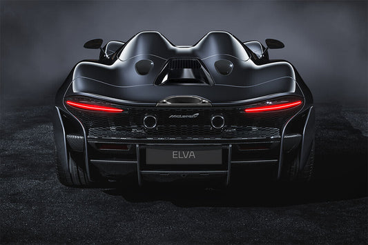 Mclaren Elva Black High Performance Poster Wall Art Print Home Wall Decor - xonomax