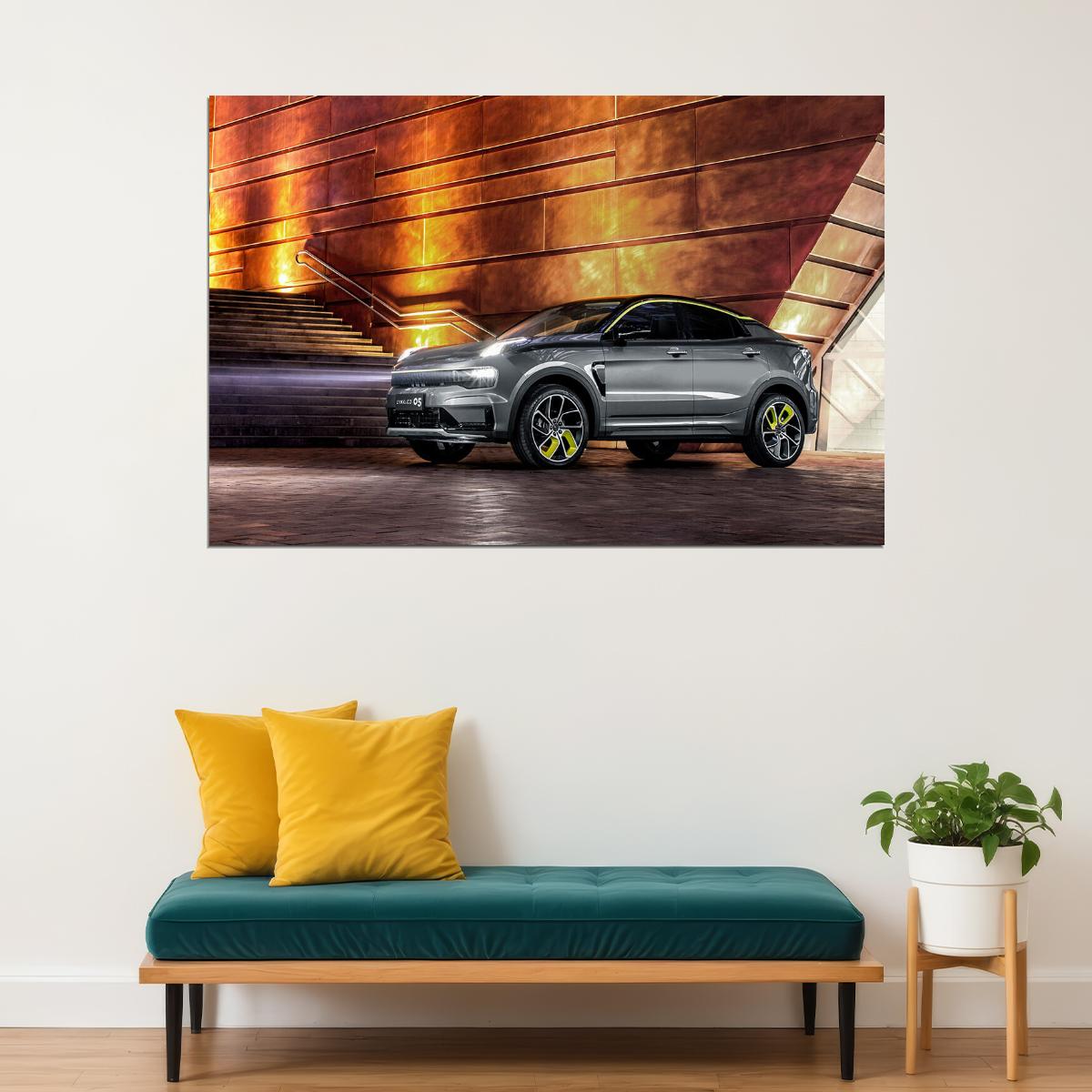 Lynk & Co 05 Power Crossover Suv Poster Wall Art Print Home Wall Decor - xonomax