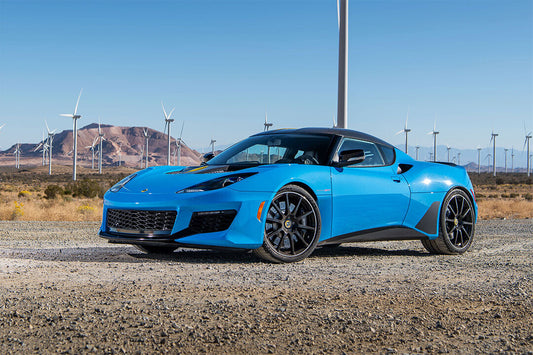 Lotus Evora Gt Blue Sport Car Windmills Poster Wall Art Print Home Wall Decor - xonomax