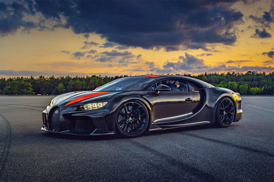 Bugatti Chiron Super Sport 300+ Prototype 2019 Poster Wall Art Print Home Wall Decor - xonomax