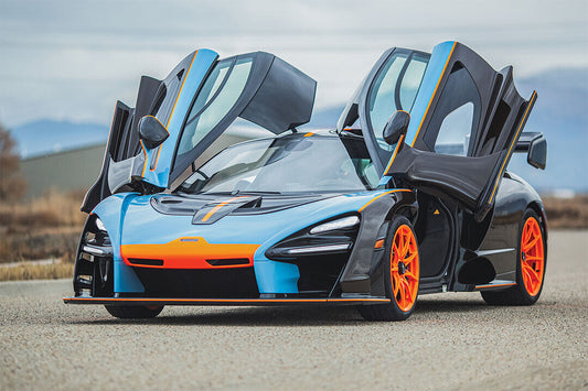 Mclaren Mso Senna Gulf Oil Theme Poster Wall Art Print Home Wall Decor - xonomax
