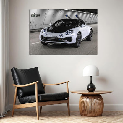 Alpine Sports X French Car A110 Poster Wall Art Print Home Wall Decor - xonomax