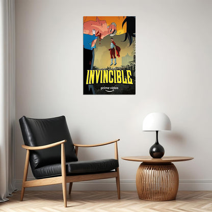 Invincible Animation Comedy Fantasy Adventure Poster Wall Art Print Home Wall Decor
