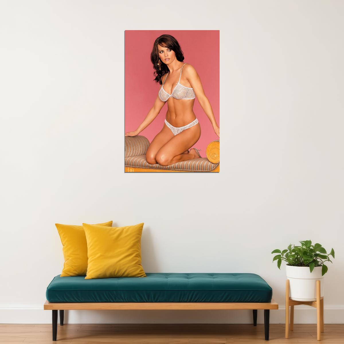 Karen Mcdougal Sexy Female Model Artist Poster Wall Art Print Home Wall Decor - xonomax
