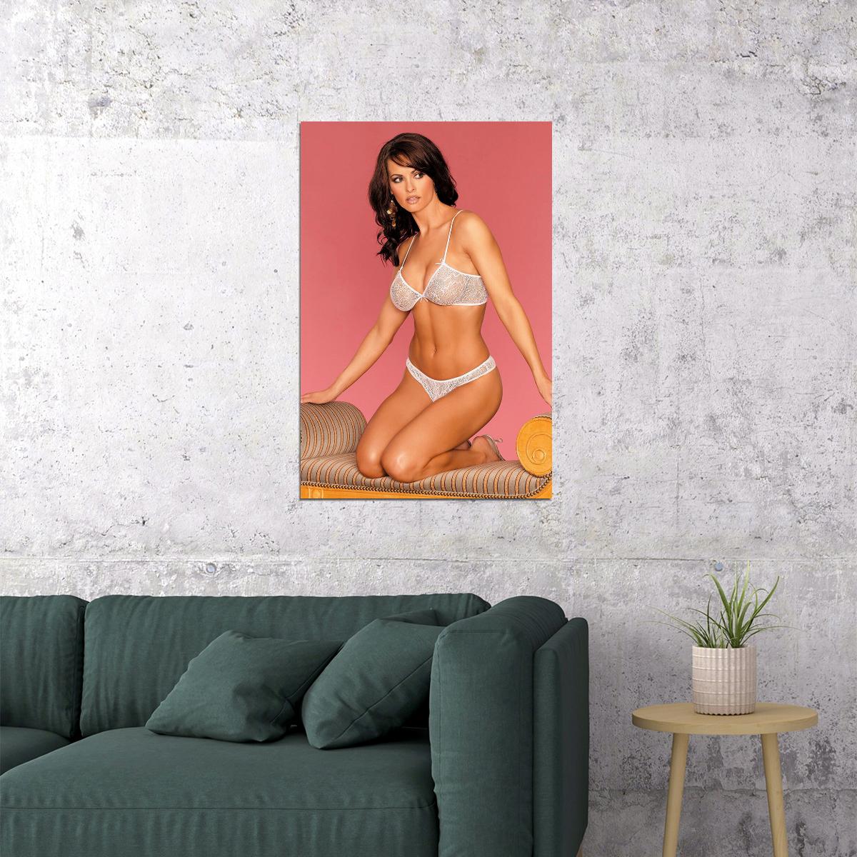 Karen Mcdougal Sexy Female Model Artist Poster Wall Art Print Home Wall Decor - xonomax