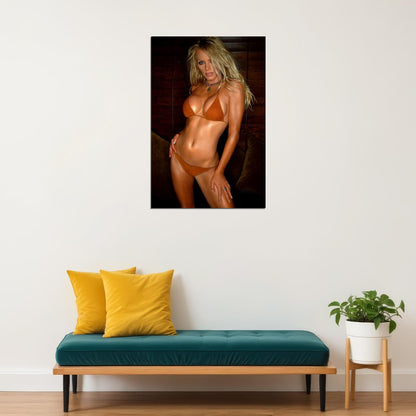 Nikki Ziering Sexy Female Model Cover Model Poster Wall Art Print Home Wall Decor - xonomax