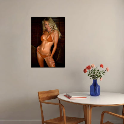 Nikki Ziering Sexy Female Model Cover Model Poster Wall Art Print Home Wall Decor - xonomax