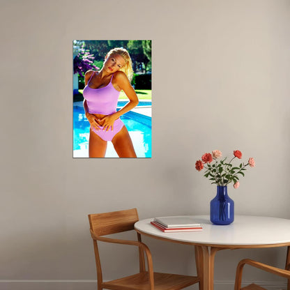 Charlie Oneale Sexy Female Model Fashion Poster Wall Art Print Home Wall Decor - xonomax