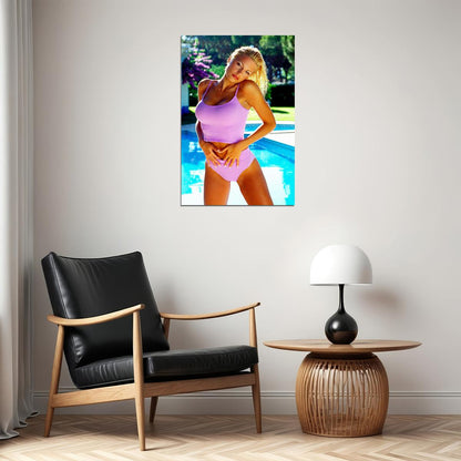 Charlie Oneale Sexy Female Model Fashion Poster Wall Art Print Home Wall Decor - xonomax