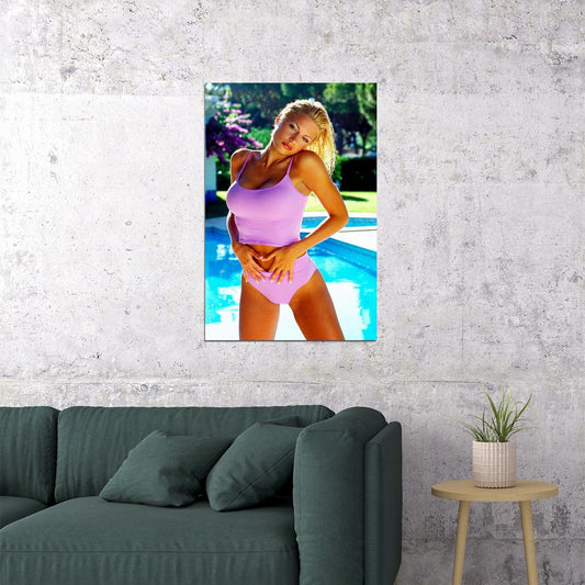 Charlie Oneale Sexy Female Model Fashion Poster Wall Art Print Home Wall Decor - xonomax