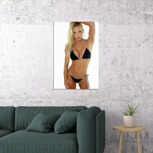 Nikki Ziering Sexy Female Model Blonde Model Poster Wall Art Print Home Wall Decor - xonomax