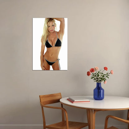 Nikki Ziering Sexy Female Model Blonde Model Poster Wall Art Print Home Wall Decor - xonomax