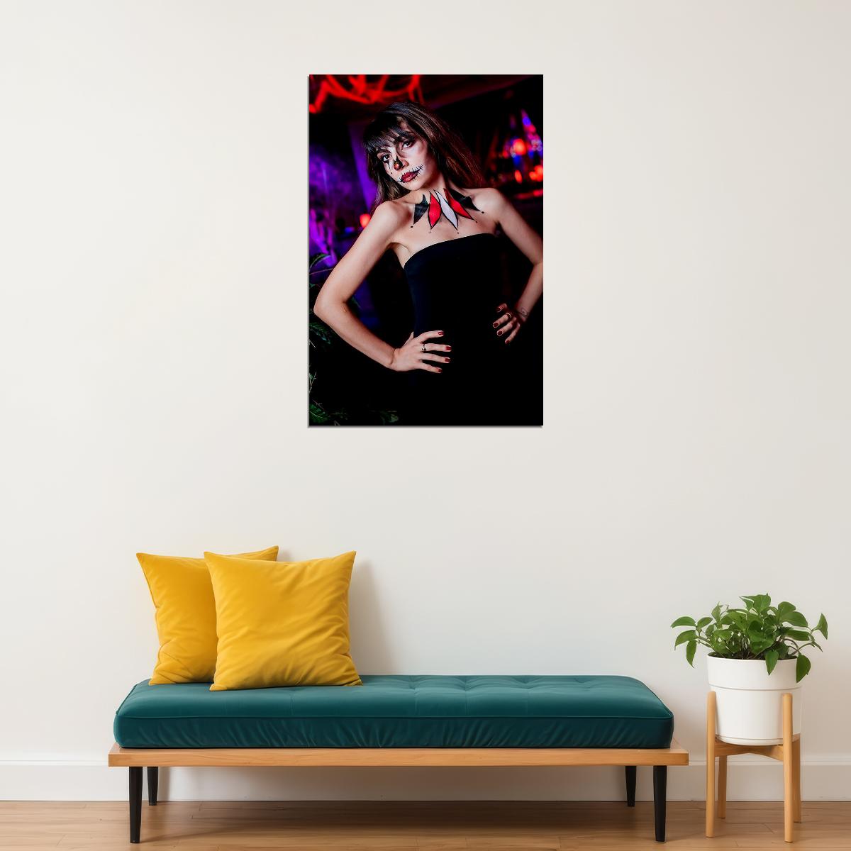Club Paradise Sexy Female Model Make Up Poster Wall Art Print Home Wall Decor - xonomax