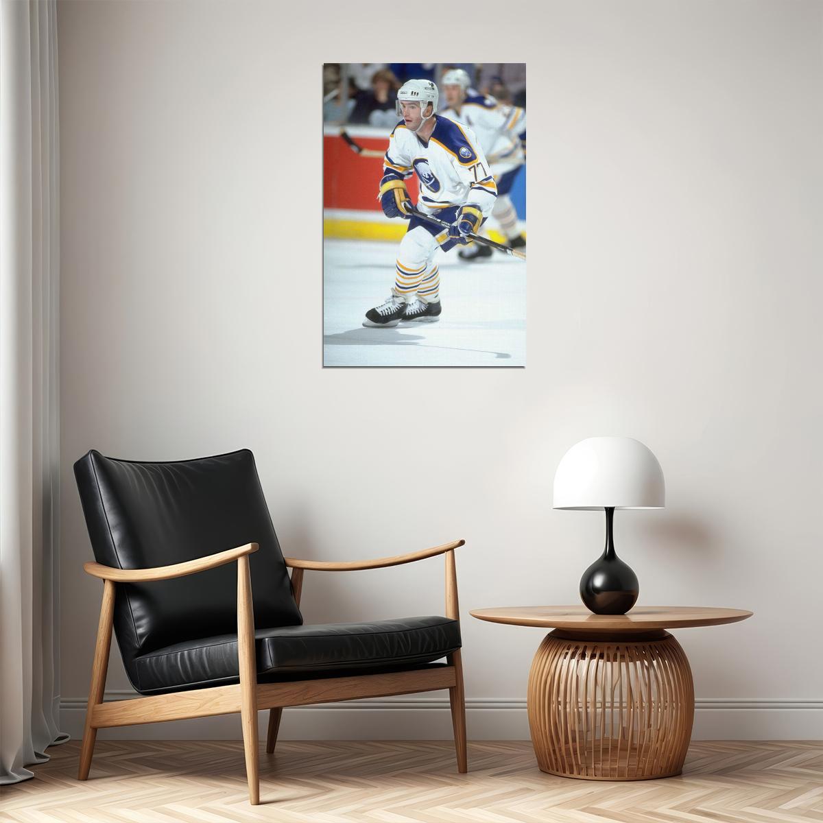 Hockey Pierre Turgeon Buffalo Photo Poster Wall Art Print Home Wall Decor - xonomax
