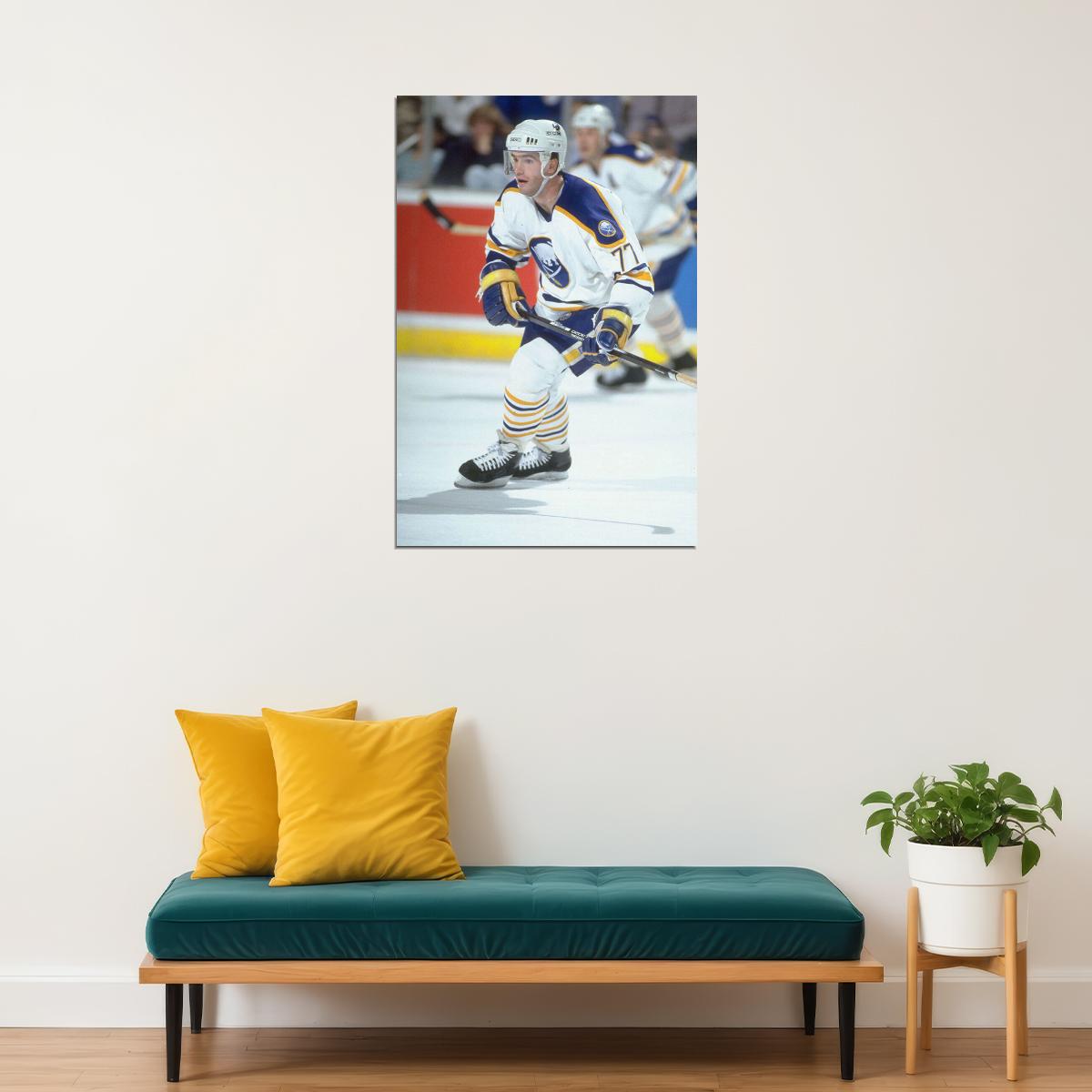 Hockey Pierre Turgeon Buffalo Photo Poster Wall Art Print Home Wall Decor - xonomax