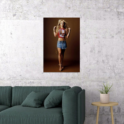 Young Britney Spears Dancer Artist Actor Producer Poster Wall Art Print Home Wall Decor - xonomax
