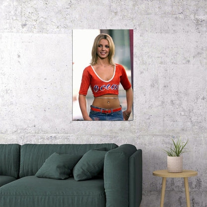 Young Britney Spears Artist Actor Producer Dancer Poster Wall Art Print Home Wall Decor - xonomax