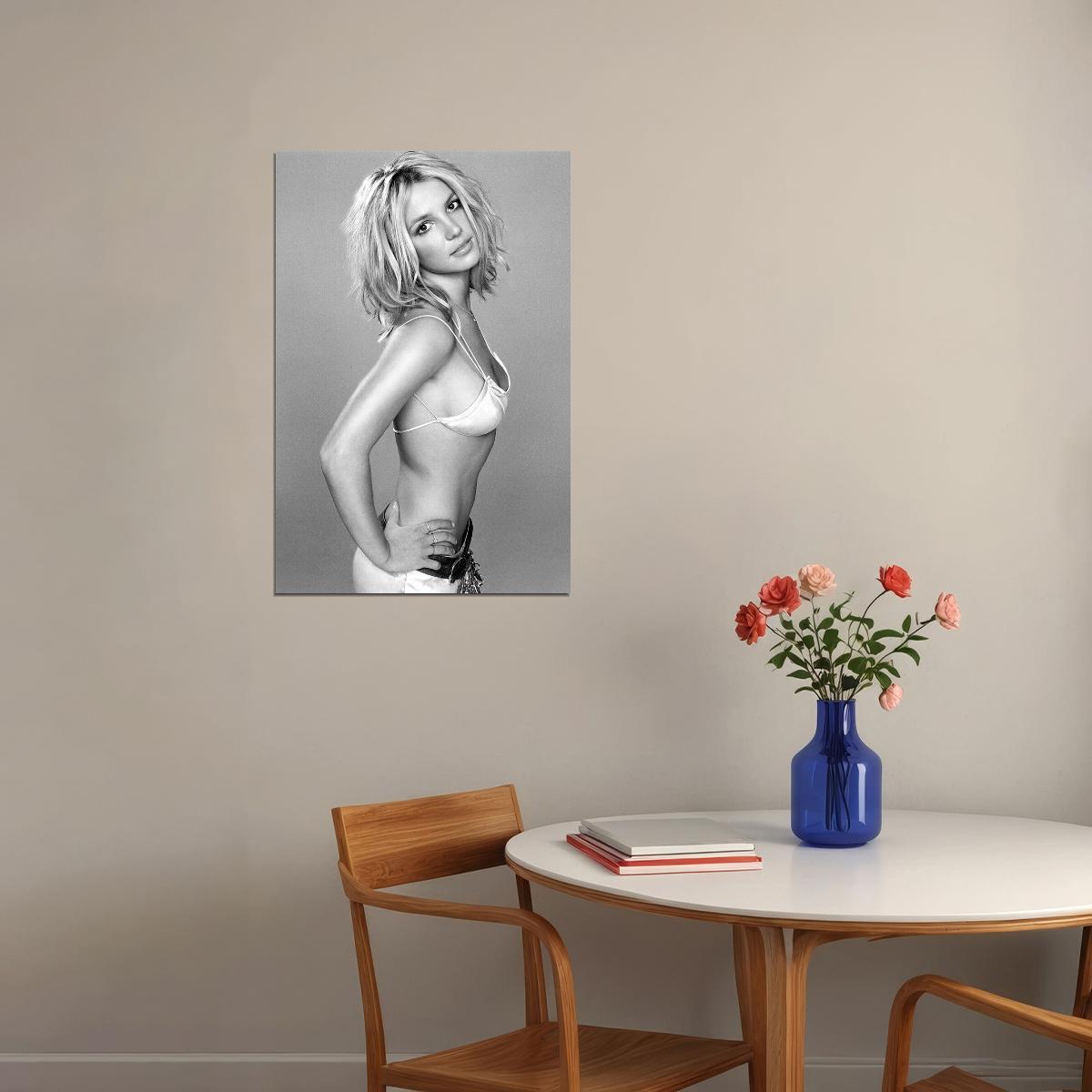 Young Britney Spears Actor Artist Producer Dancer Poster Wall Art Print Home Wall Decor - xonomax