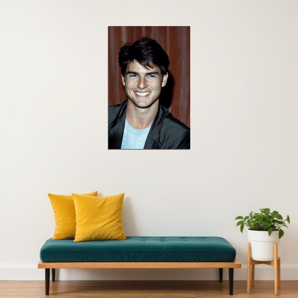 Tom Cruise Young Award Winning Actor Artist Poster Wall Art Print Home Wall Decor - xonomax