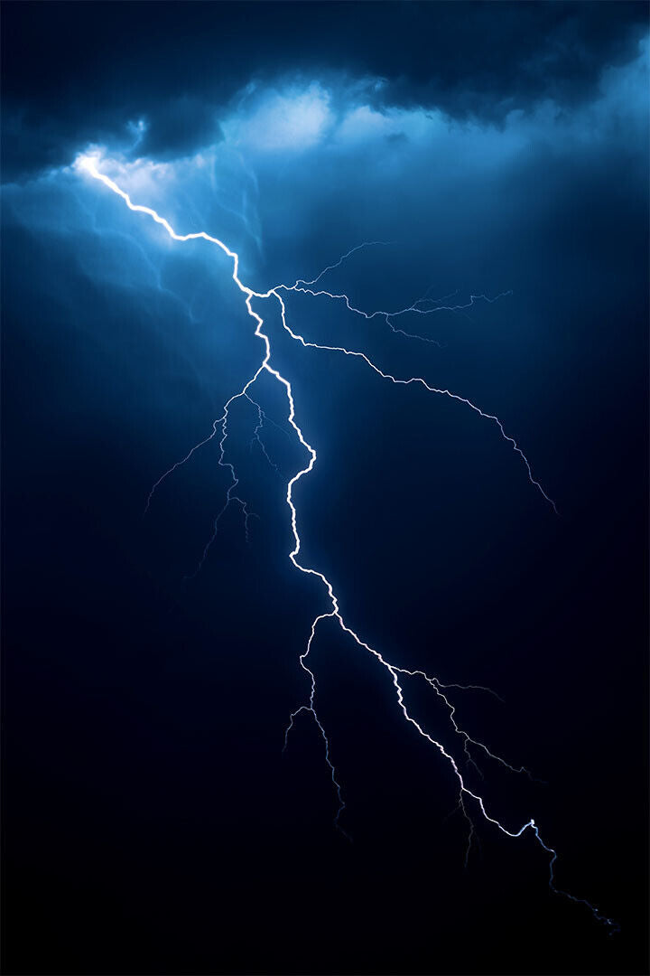 Lightning Natura Events Photo Poster Wall Art Print Home Wall Decor - xonomax