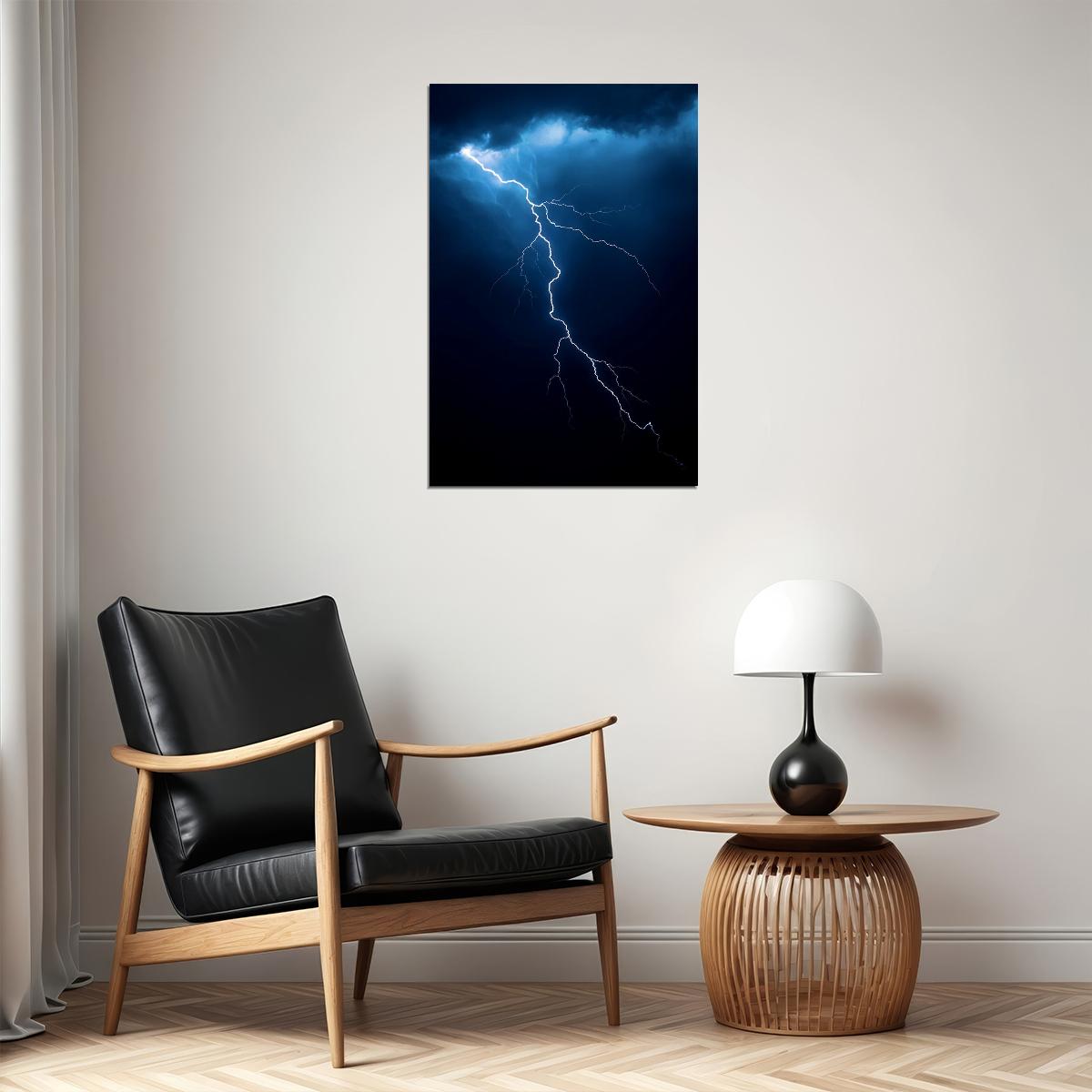 Lightning Natura Events Photo Poster Wall Art Print Home Wall Decor - xonomax