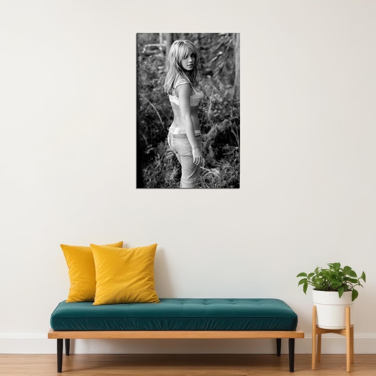 Young Britney Spears Dancer Artist Actor Producer Poster Wall Art Print Home Wall Decor - xonomax