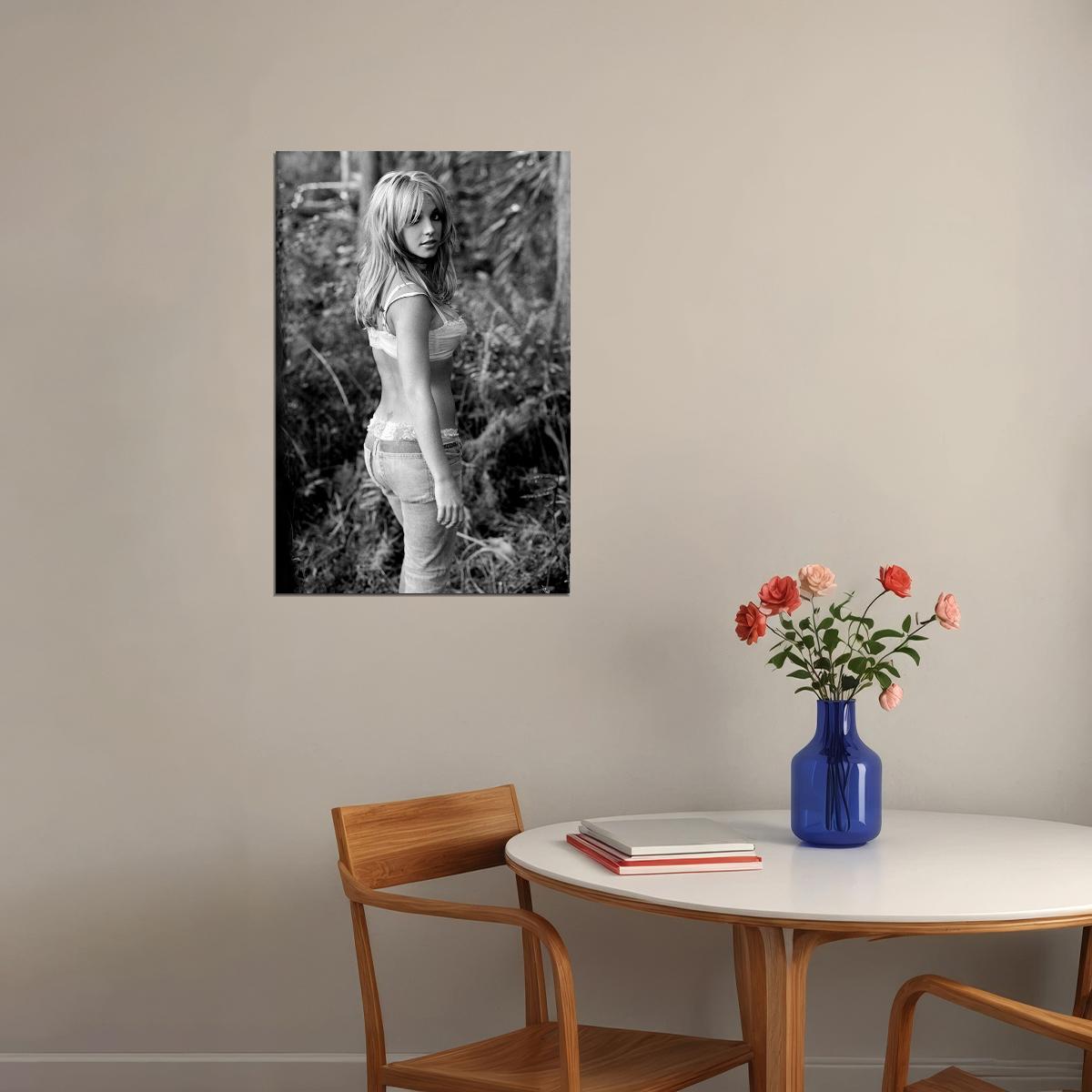 Young Britney Spears Dancer Artist Actor Producer Poster Wall Art Print Home Wall Decor - xonomax