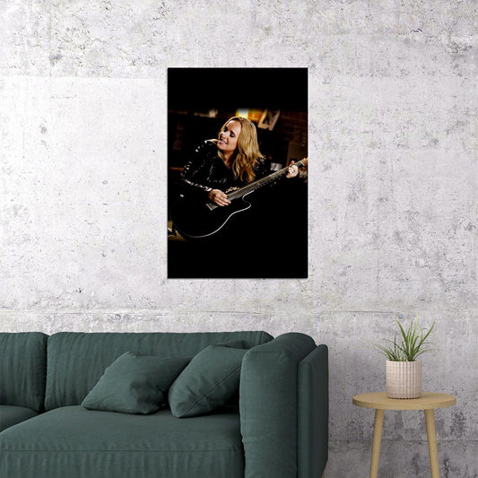 Melissa Etheridge Black Leather Activist Artist Poster Wall Art Print Home Wall Decor - xonomax