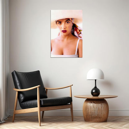 Actress Salma Hayek Low Cut Dress Picture Poster Wall Art Print Home Wall Decor - xonomax