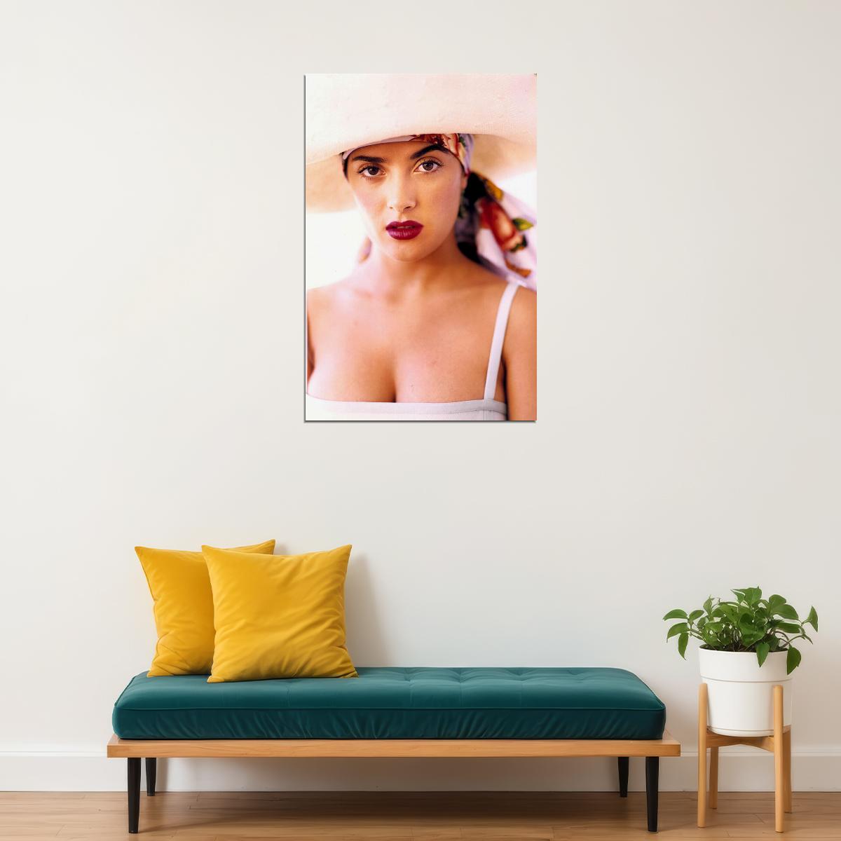 Actress Salma Hayek Low Cut Dress Picture Poster Wall Art Print Home Wall Decor - xonomax