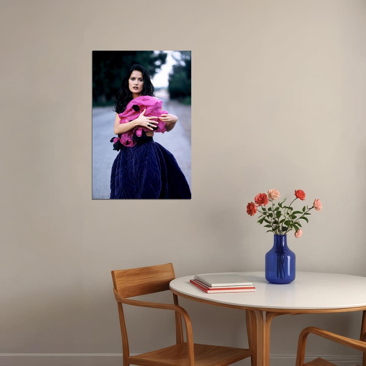 Actress Salma Hayek Attractive Artist Picture Poster Wall Art Print Home Wall Decor - xonomax