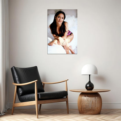 Actress Salma Hayek Sexy Low Cut Dress Poster Wall Art Print Home Wall Decor - xonomax