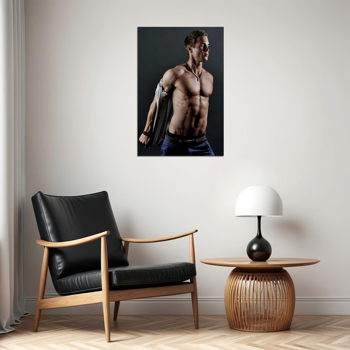 Student Body Sexy Male Model Picture Poster Wall Art Print Home Wall Decor - xonomax