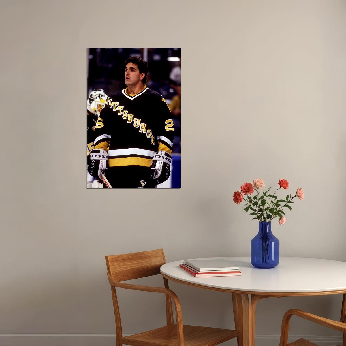Hockey Kevin Stevens Pittsburgh Poster Wall Art Print Home Wall Decor - xonomax