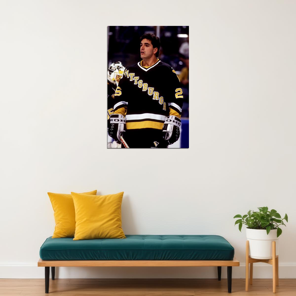 Hockey Kevin Stevens Pittsburgh Poster Wall Art Print Home Wall Decor - xonomax